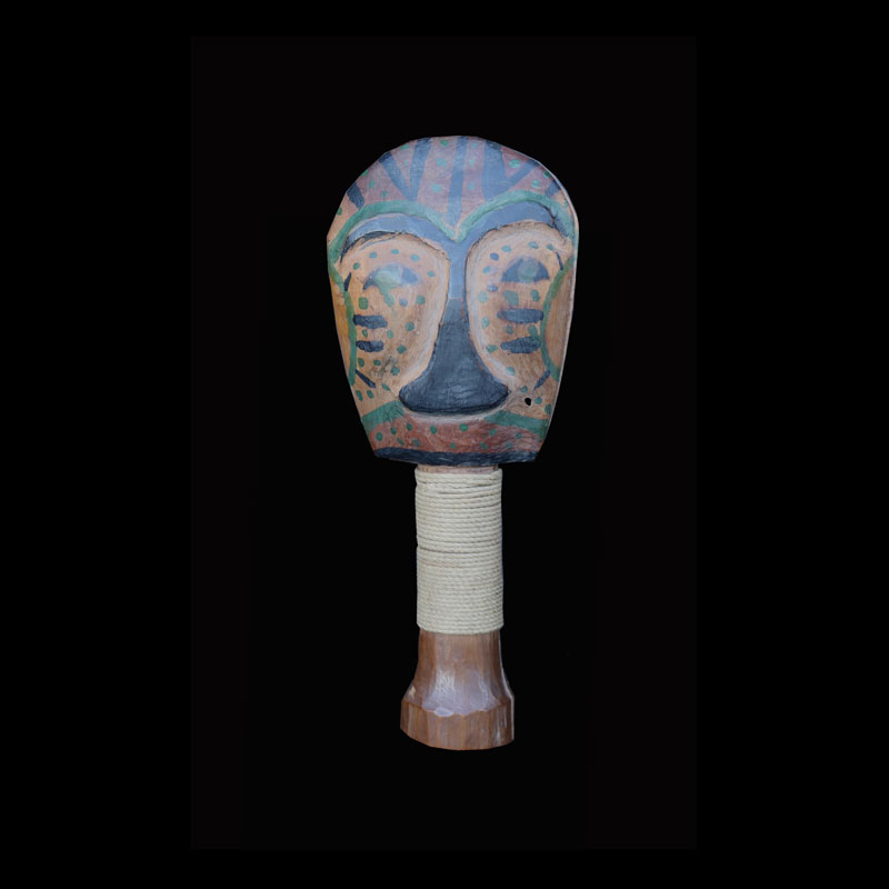 Rare Northwest Coast Nuu-chah-nulth Shaman's Globular Rattle 19th Century